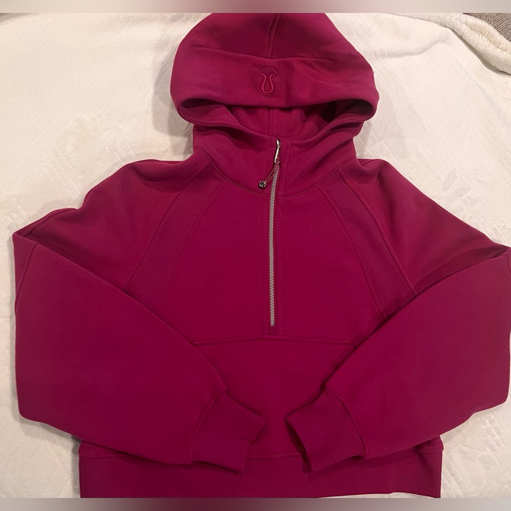 Scuba Oversized Half Zip Hoodie